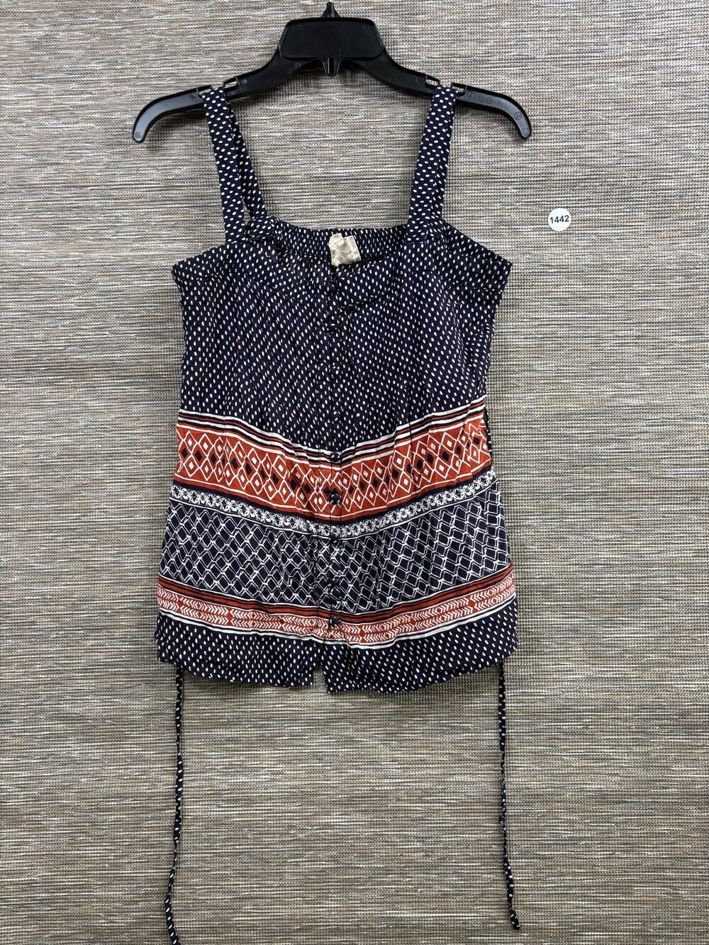 Quiksilver Tank Top Womens Size M Multicolor Geometric Print Camisole Boho